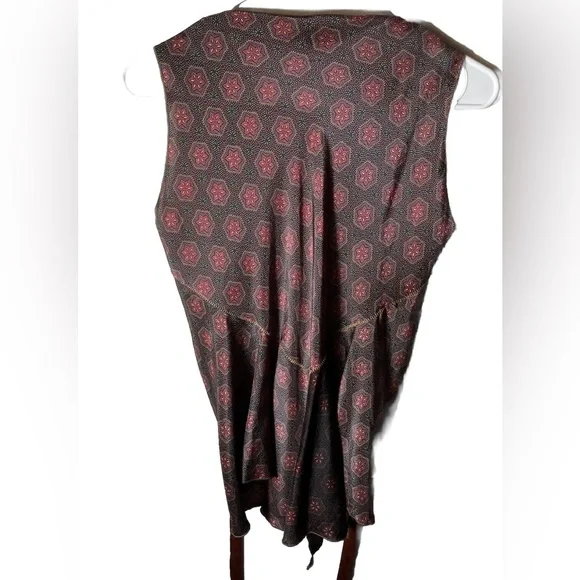 Rozae Nichols Embellished Tied Silk Top Size S - Picture 3 of 5